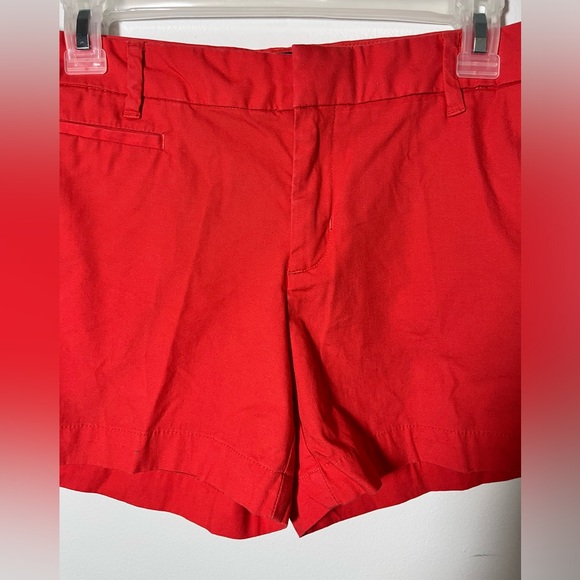 patagonia shorts women size 8 orange chino zip and pockets - Picture 3 of 12